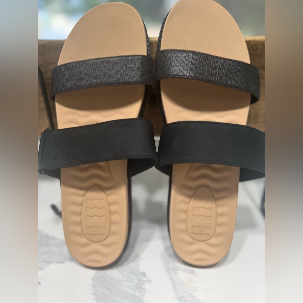 Sperry Women's Black Sandals